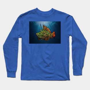 Steampunk Fish #2 Long Sleeve T-Shirt